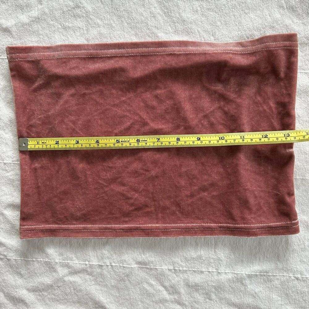 Pink Velvet Bandeau